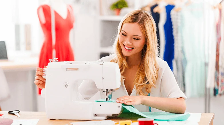 Sewing at a Sewing & Vacuum Warehouse machine