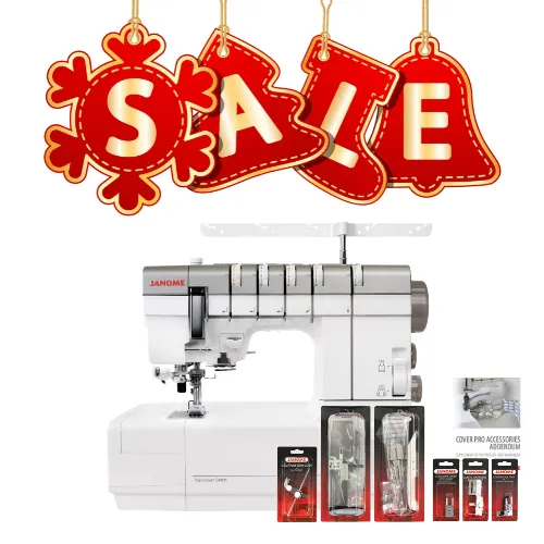 Janome CoverPro 3000 Professional + FREE Holiday Bundle