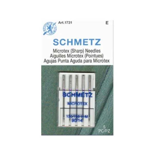 Schmetz Microtext (Sharp) Needles – Size 90/14