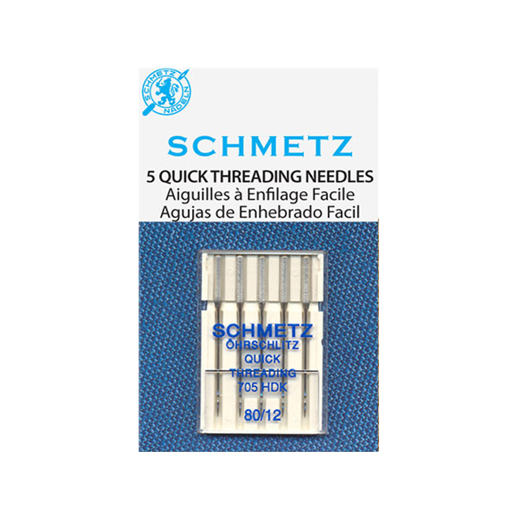 Schmetz Quick Threading Needles - Size 80/12