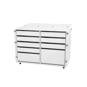Kangaroo Dingo II Storage Cabinet & Cutting Table - Ash White