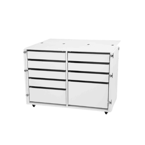 Kangaroo Dingo II Storage Cabinet & Cutting Table - Ash White