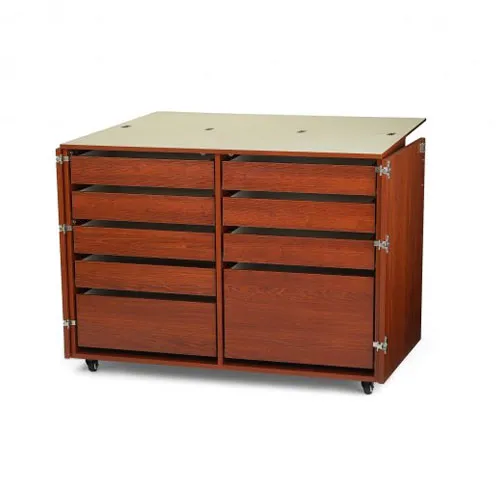 Kangaroo Dingo II Storage Cabinet & Cutting Table - Ash White