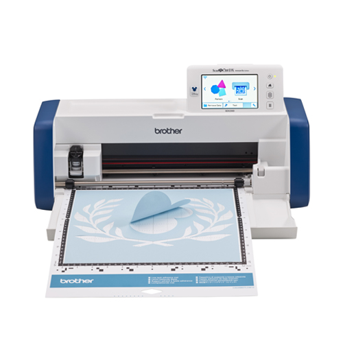 Brother ScanNCut SDX125EGY DIY Cutting Machine with Scanner Plus Adhesive and Scanning Mats