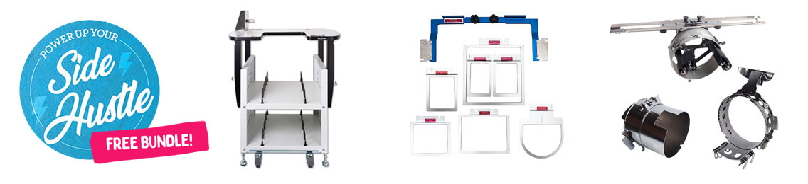 Brother Entrepreneur Pro X PR1060W + FREE Brother PRNSTD2 PR Stand + Brother PRPCF1 Wide Cap Frame Set + Durkee EZ Frames