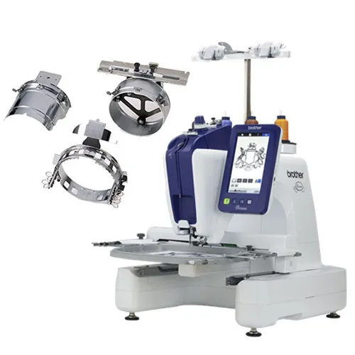 Brother Persona PRS100 - Single Needle Embroidery Machine + Brother PRCF3 Cap Frame and Driver Set