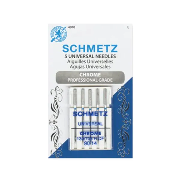 Schmetz Chrome Universal Needles – Size 90/14