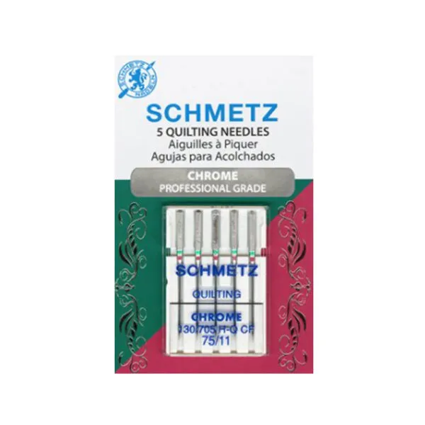Schmetz Chrome Quilting Needles – Size 75/11