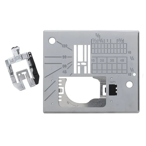 Janome AcuFeed 1/4" Seam Foot and Needle Plate (AcuFeed Models)