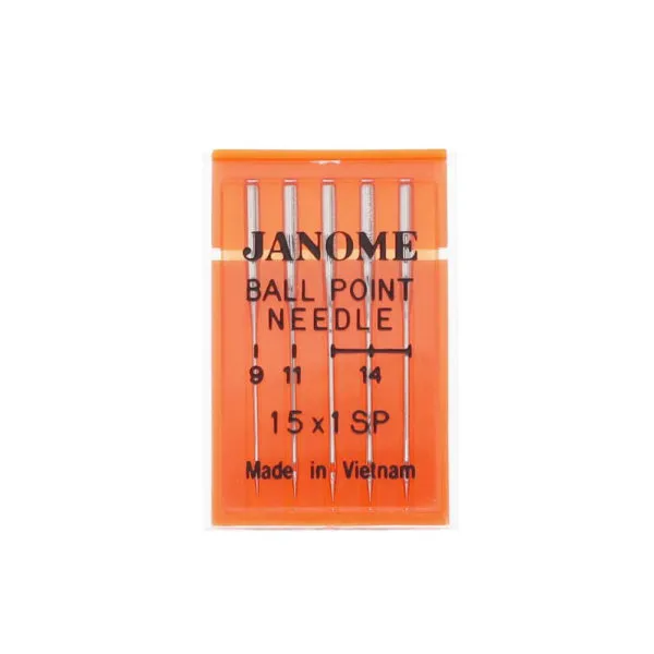Janome Ball Point Needles 15x1SP - Assorted Size