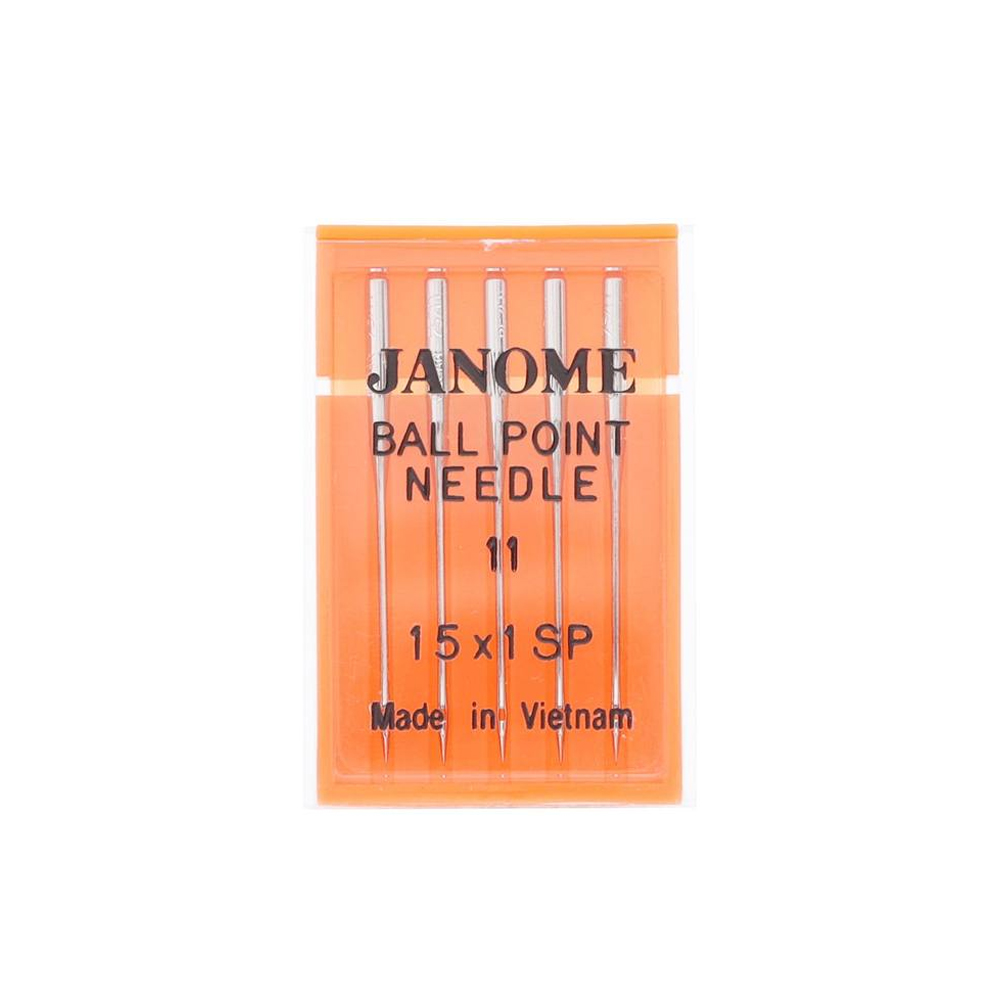 Janome Ball Point Needles 15x1SP - Size 11