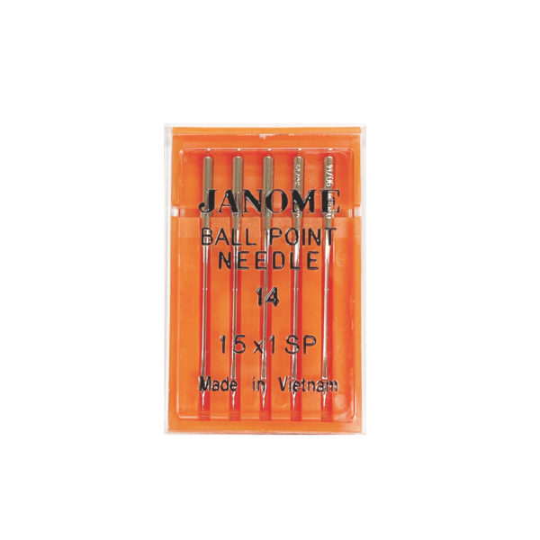 Janome Ball Point Needles 15x1SP - Size 14