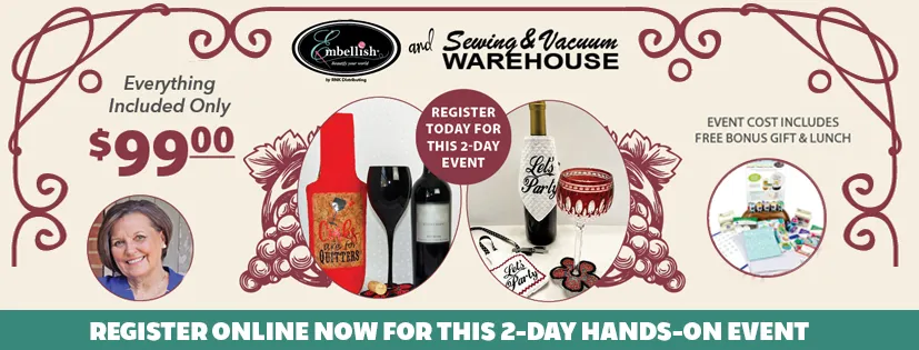 Embellish Beverage Tote & Accessories Hands-on Workshop