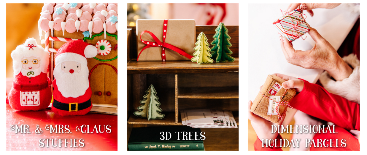 Kimberbell North Pole Tier Tray TwoDay Machine Embroidery Event