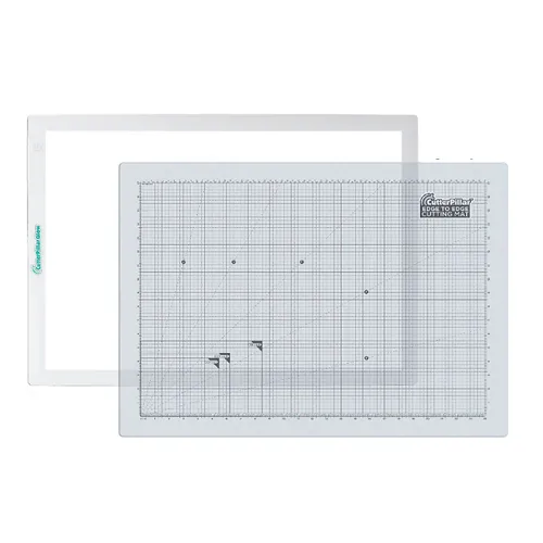 Cutterpillar Glow Ultra Light Board with Self-Healing Cutting Mat