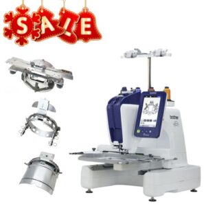 Brother Persona PRS100 - Single Needle Embroidery Machine + Brother PRCF3 Cap Frame and Driver Set