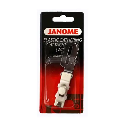 Janome Elastic Gathering Attachment (Wide) (CoverPro Models)