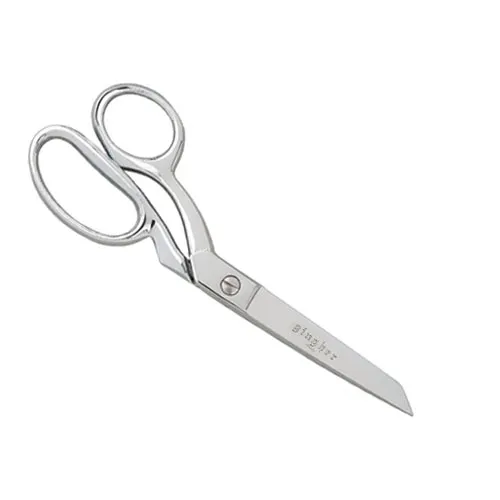 Gingher 8" Left Hand Knife Edge Bent Dressmaker Shears