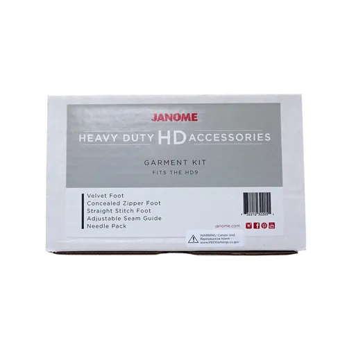 Janome HD9 Garment Kit
