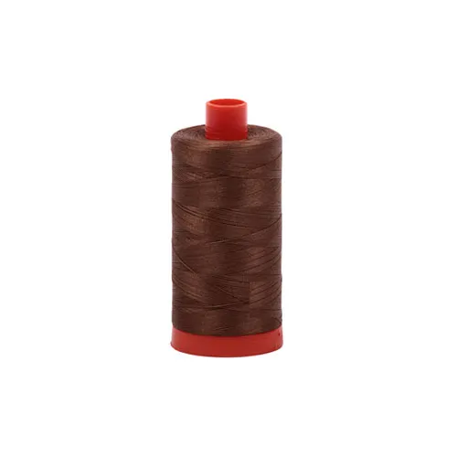 Aurifil 50wt Cotton Dark Antique Gold #2372