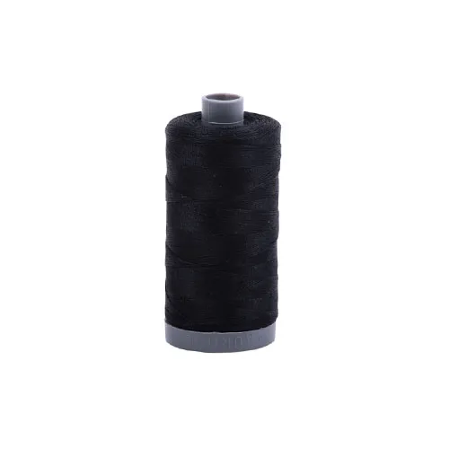 Aurifil 28wt Cotton Black #2692