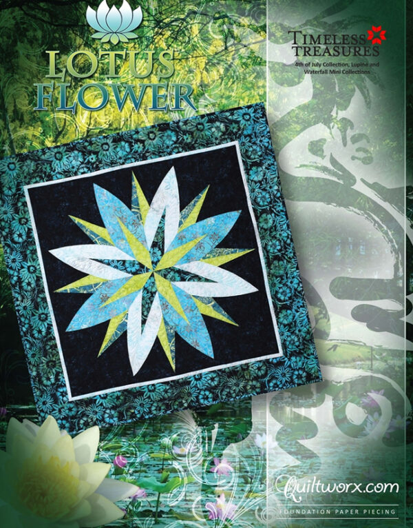 Quiltworx Lotus Flower Pattern