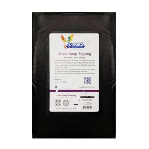 Floriani Color Keep Topping Black - 54" x 1 yd