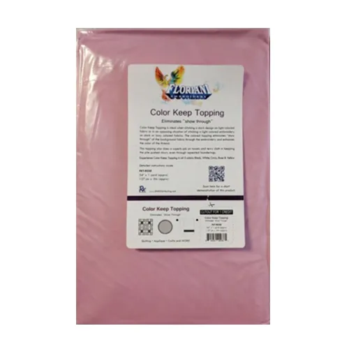 Floriani Color Keep Topping Rose - 54" x 1 yd