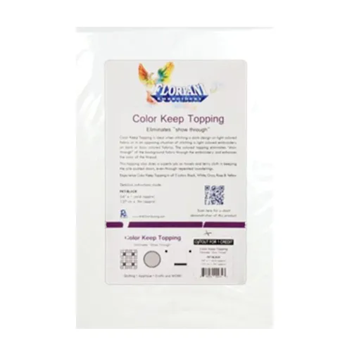 Floriani Color Keep Topping White - 54" x 1 yd