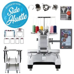 Brother Entrepreneur W PR680W + FREE Brother PRNSTD2 PR Stand + Brother PRCF5 Flat Brim Cap Frame Set + Durkee EZ Frames + Brother PR680W Playbook