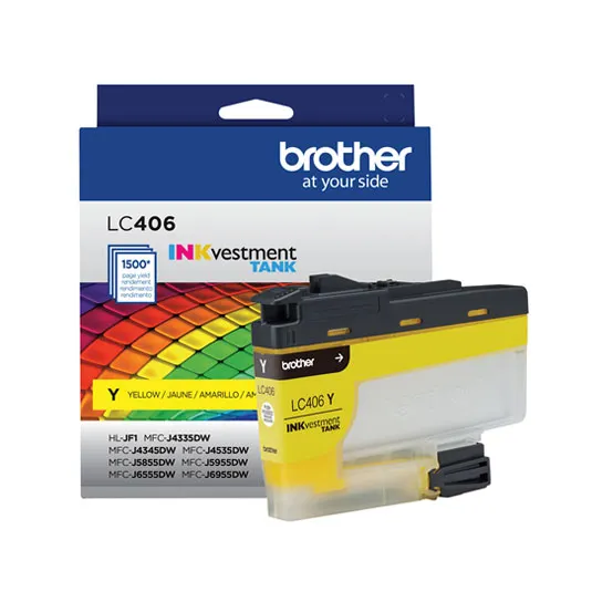 Brother LC406YS Inkjet INKvestment Tank - Yellow