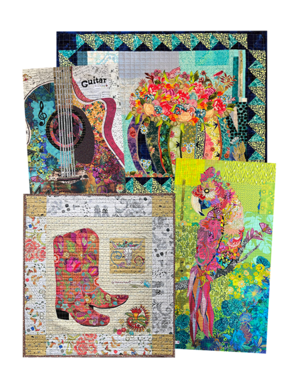 Laura Heine Fabric Collage Boot Camp with Kathy Tucker