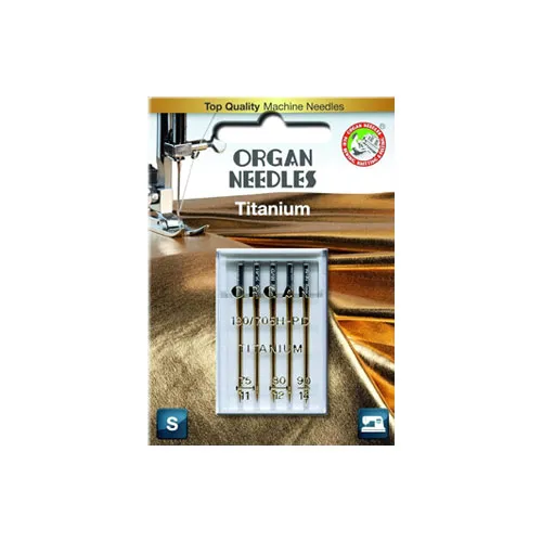 Organ Needles Titanium - Assorted Sizes