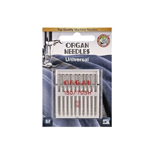 Organ Needles Universal - 110/18 - 10 Pack