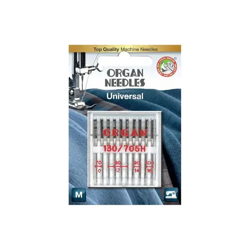 Organ Needles Universal - Assorted - 10 Pack
