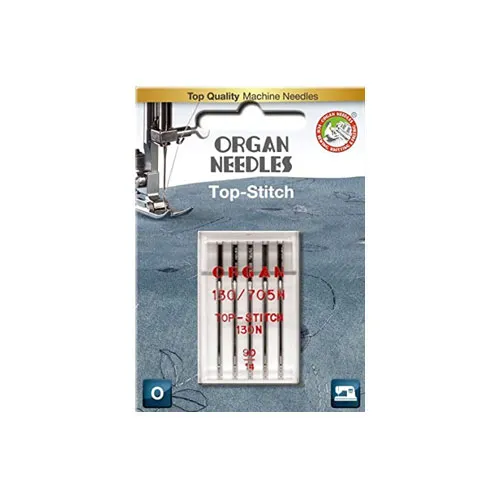 Organ Needles Top Stitch - 90/14