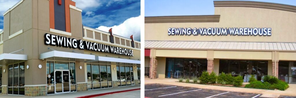 Sewing & Vacuum Warehouse Locations