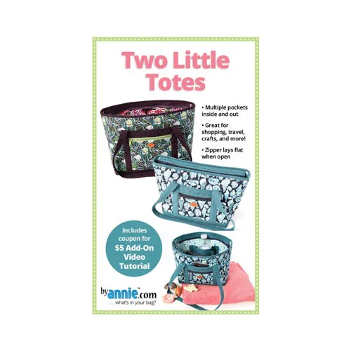 ByAnnie Two Little Totes Pattern