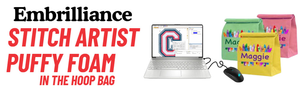 Embrilliance Stitch Artist - Puffy Foam In the Hoop Bag with Stephanie Thomas