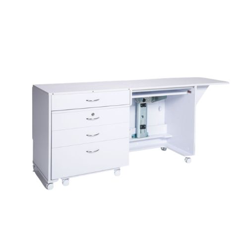 Koala Studios Quilter's Vision and Companion Chest - Ash White