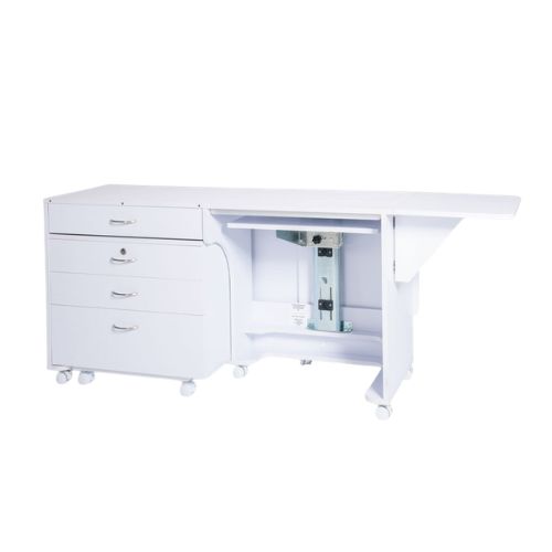 Koala Studios Quilter's Vision and Companion Chest - Ash White