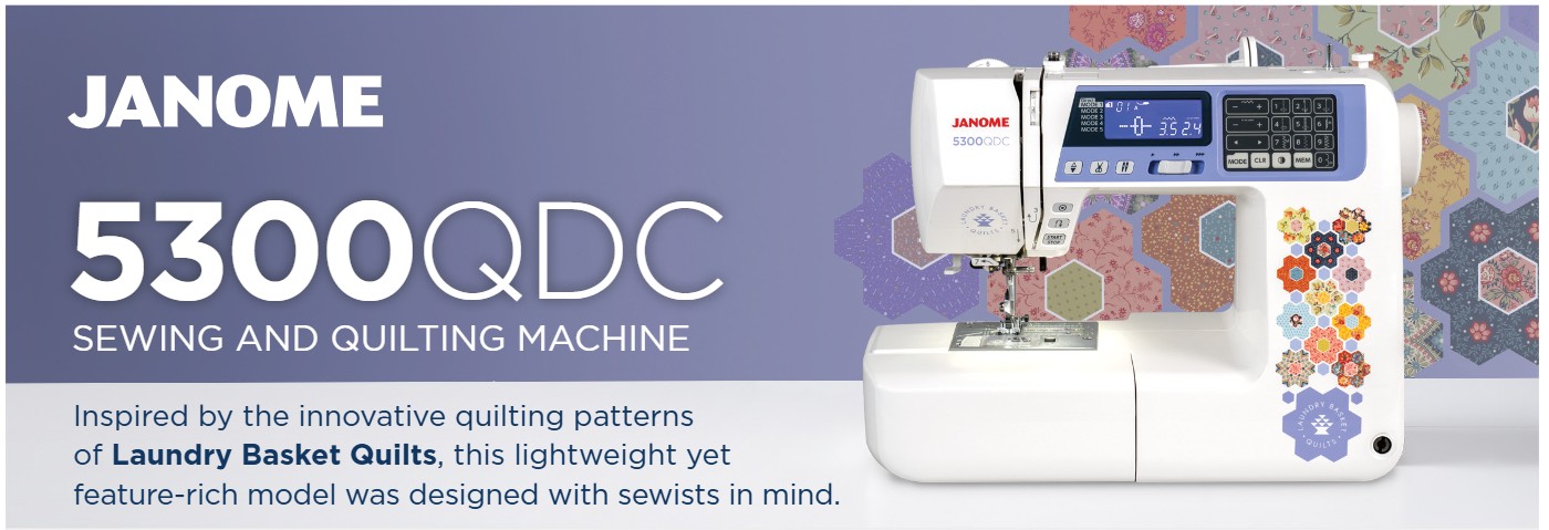 Janome 5300QDC-LBQ Laundry Basket Quilts Edition