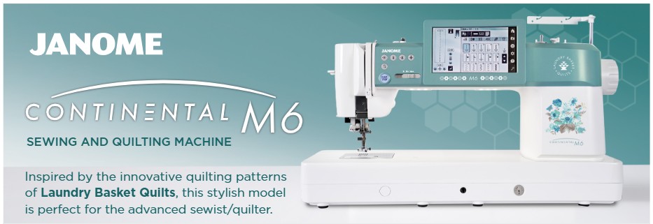 Janome Continental M6 LBQ Laundry Basket Quilts Edition (PRE-ORDER)