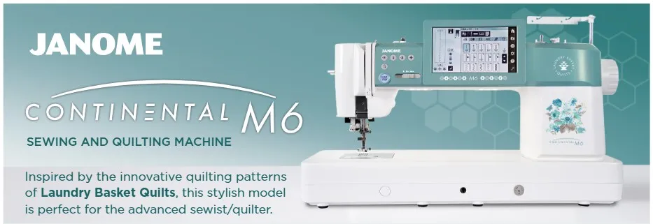 Janome Continental M6 LBQ Laundry Basket Quilts Edition (PRE-ORDER)