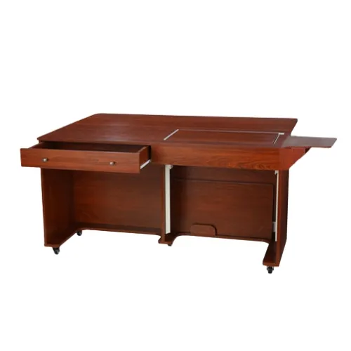 Kangaroo Hydraulic Sewing Cabinet - Teak